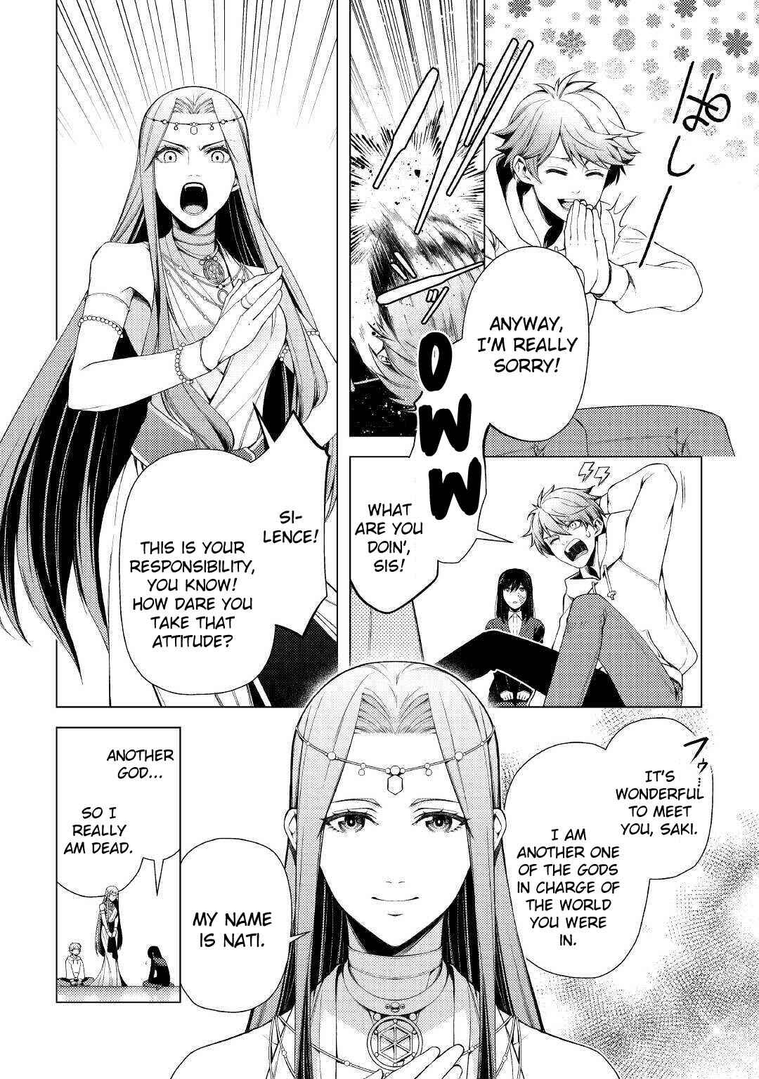 Page 9 Chapter 1 Zensei de Tsurai Omoi o Shita no de, Kamisama ga Shazai ni Kimashita