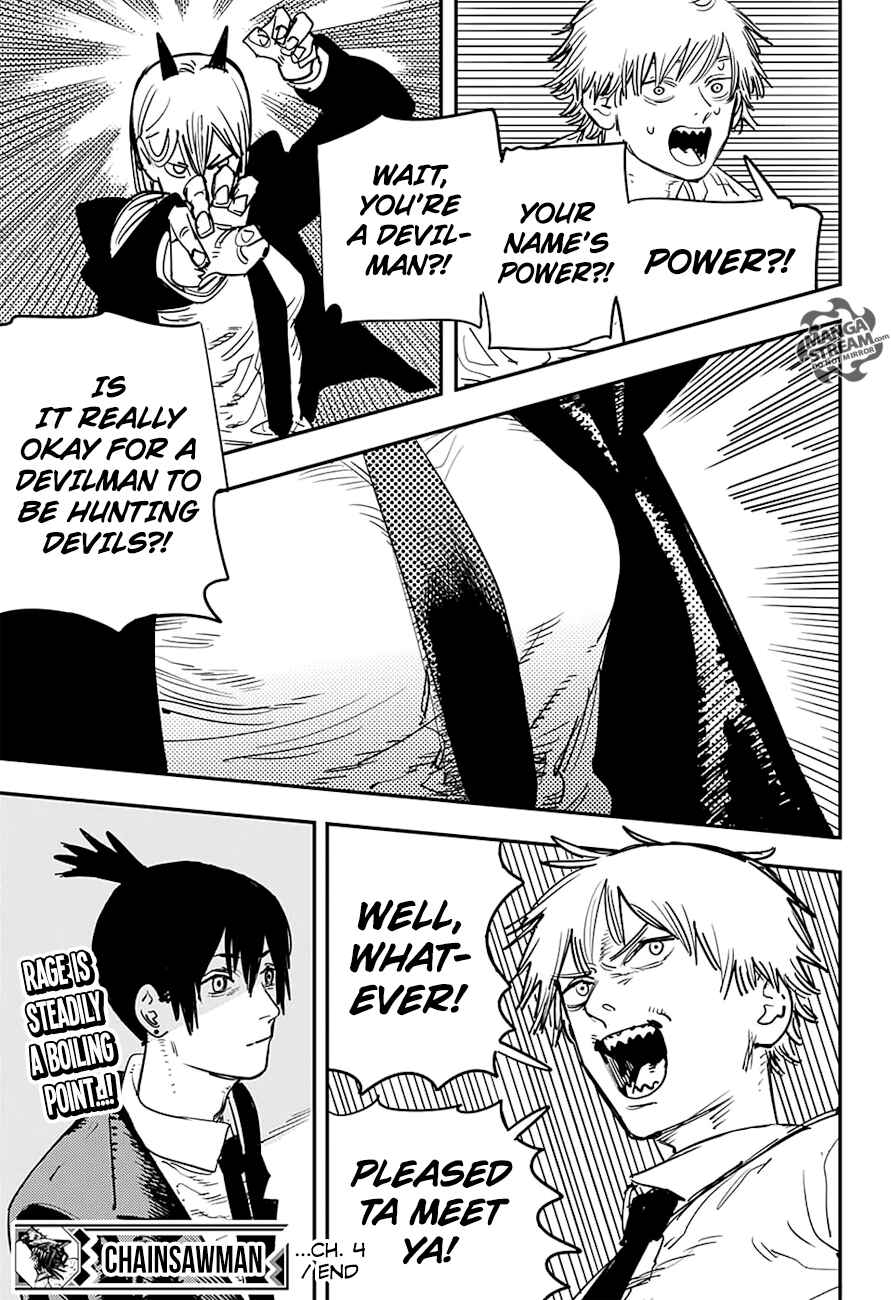 Page 20 Chapter 4 Chainsaw Man