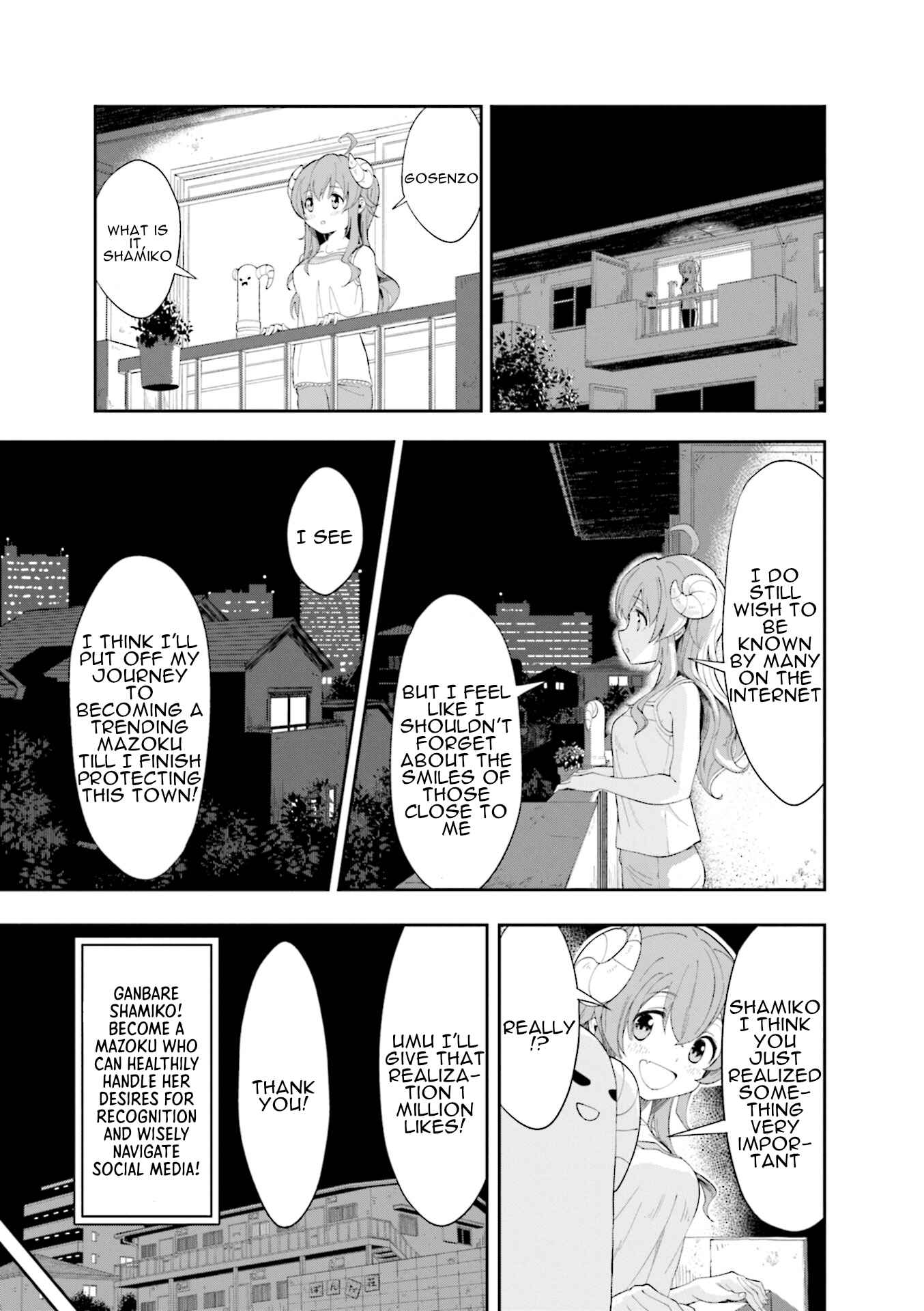 Page 11 Chapter 8 Machikado Mazoku Anthology Comic