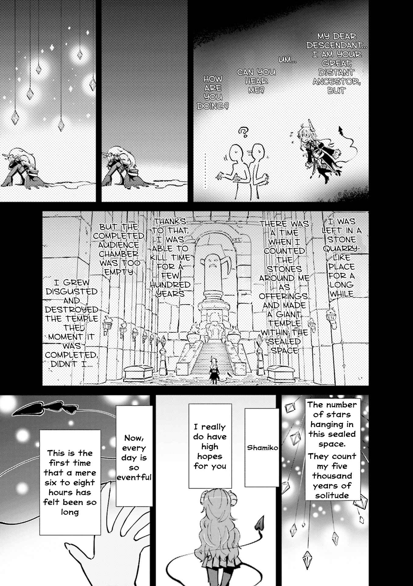 Page 9 Chapter 10 Machikado Mazoku Anthology Comic