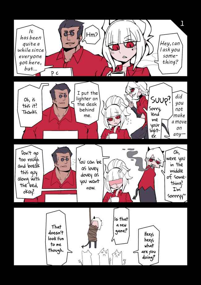 Page 2 Chapter 1 Helltaker 4-koma