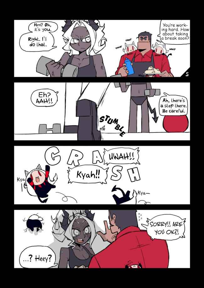 Page 6 Chapter 1 Helltaker 4-koma