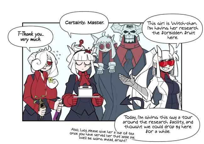 Page 3 Chapter 6 Helltaker 4-koma