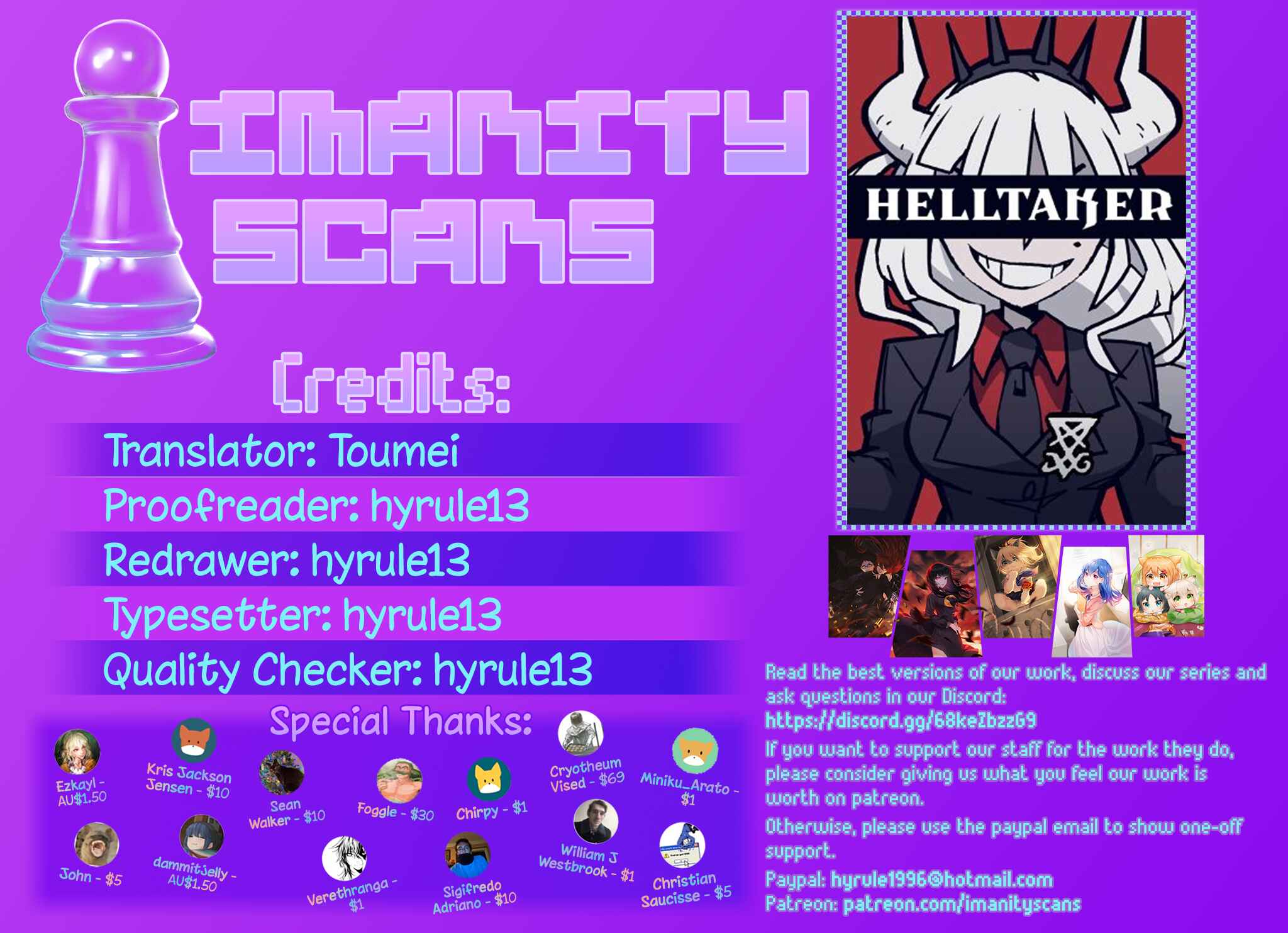 Page 1 Chapter 7 Helltaker 4-koma