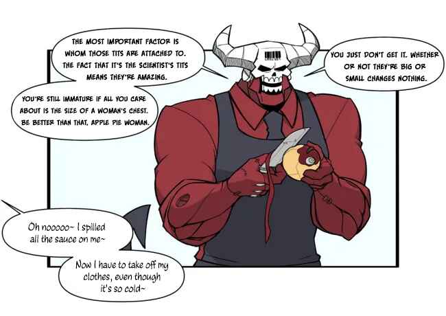 Page 4 Chapter 7 Helltaker 4-koma