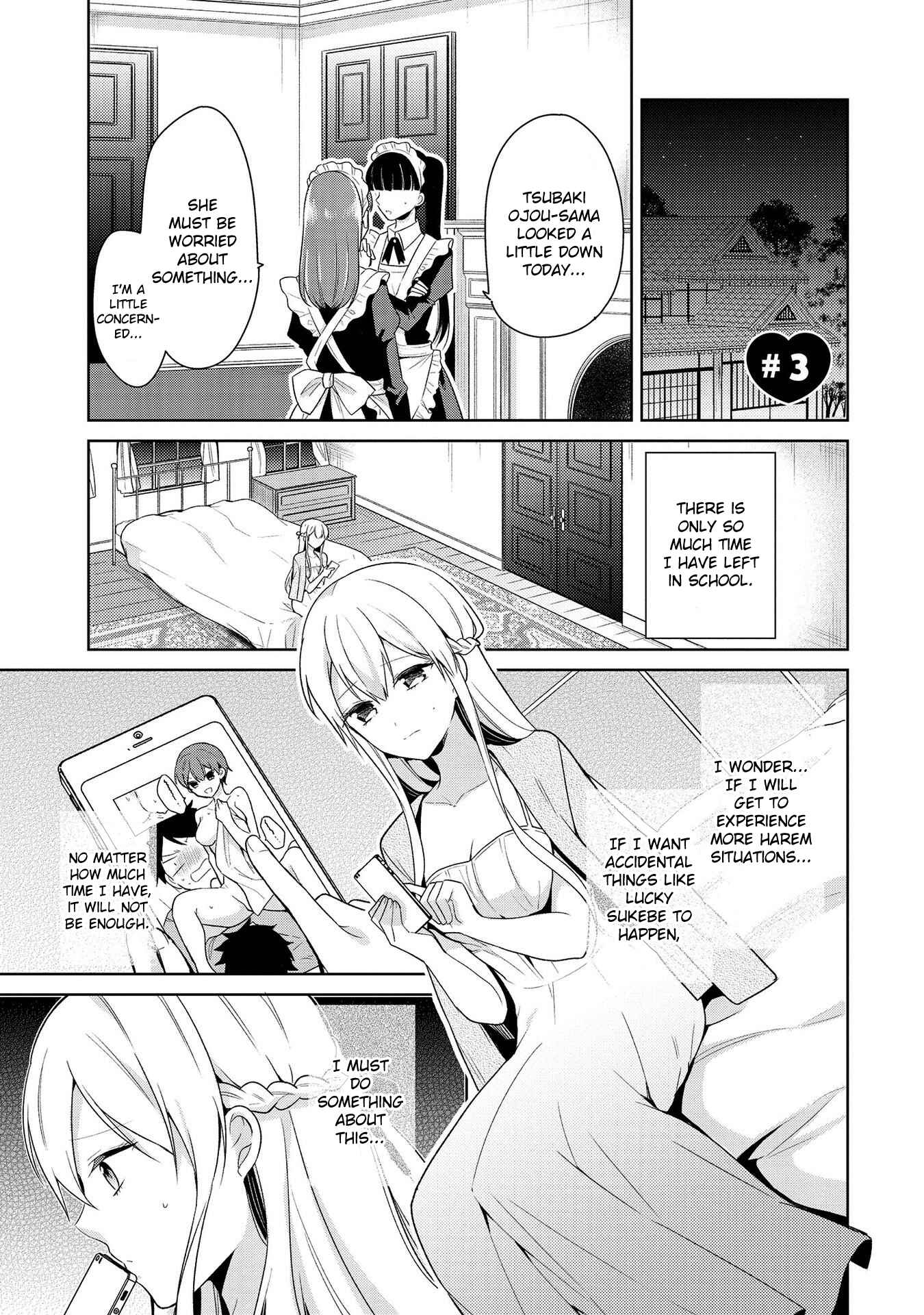 Page 1 Chapter 3 Ojou-sama wa Love Come no Shujinkou ni naritai!