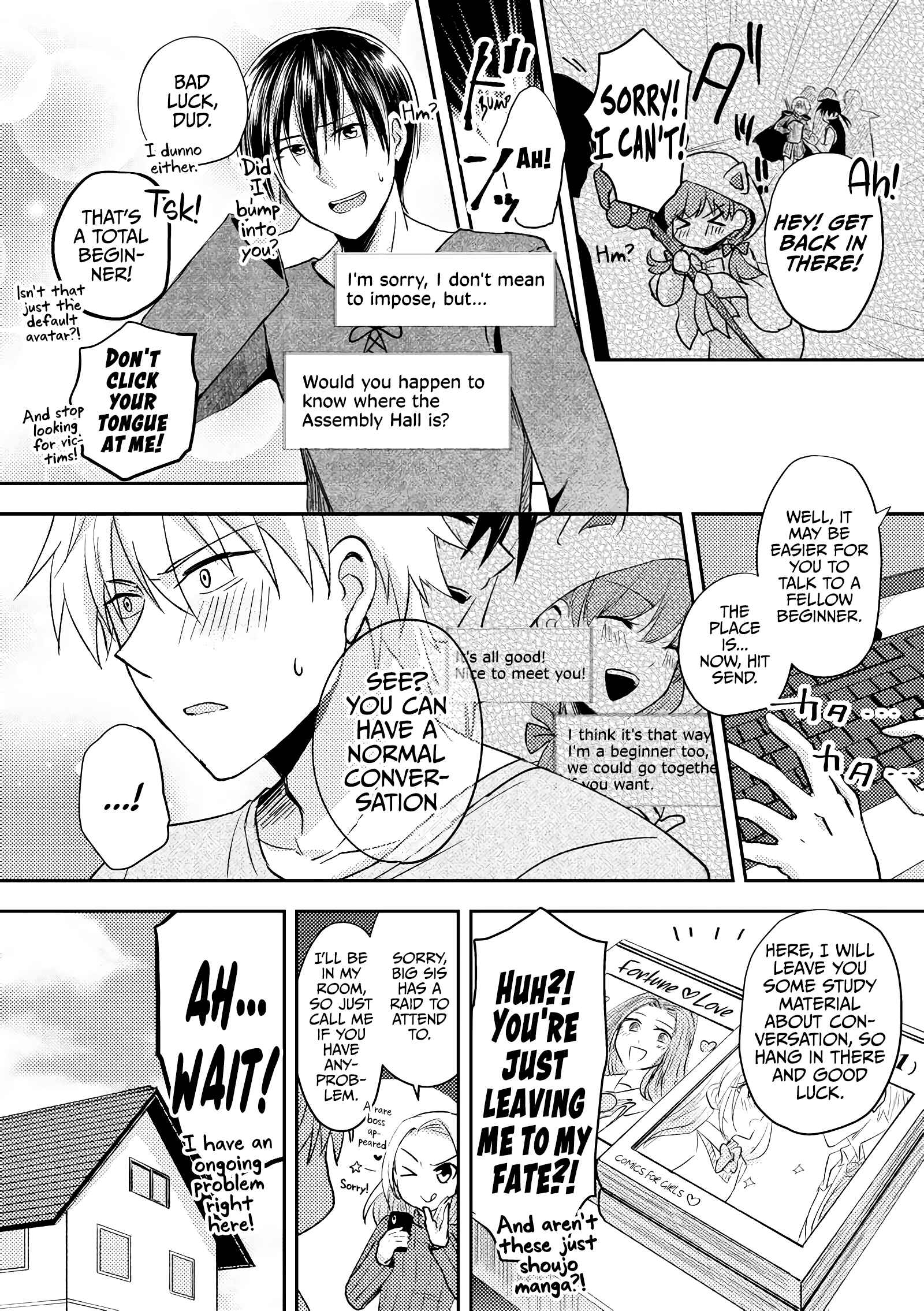 Page 4 Chapter 2 Netoge no Seibetsu wa Daitai Mitame de Damasareru