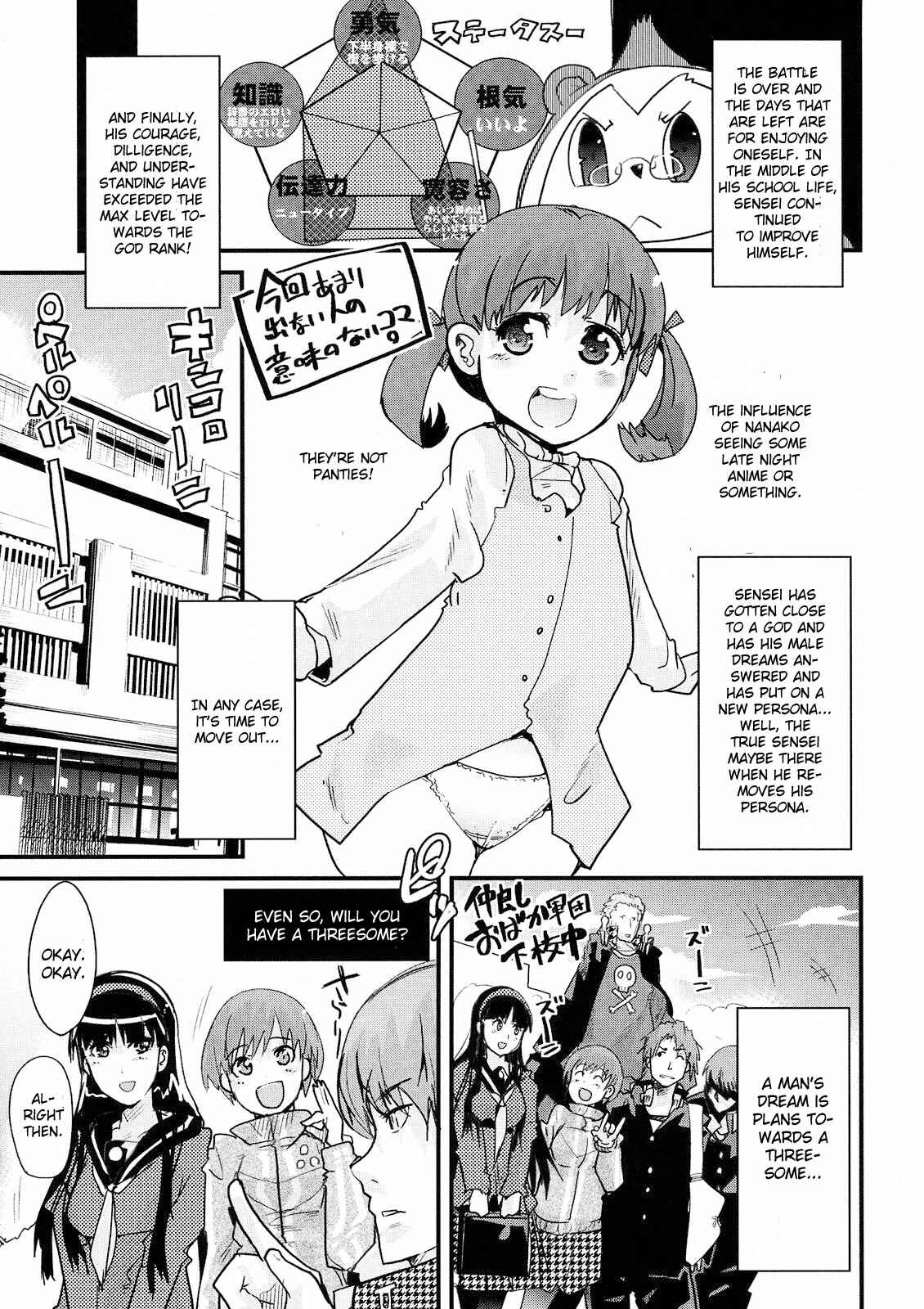 Page 5 Chapter Unknown_3a06 Persona 4 - Akai Yukiko to Midori no Chie-chan to Toufu to Paku to Loli (Doujinshi)