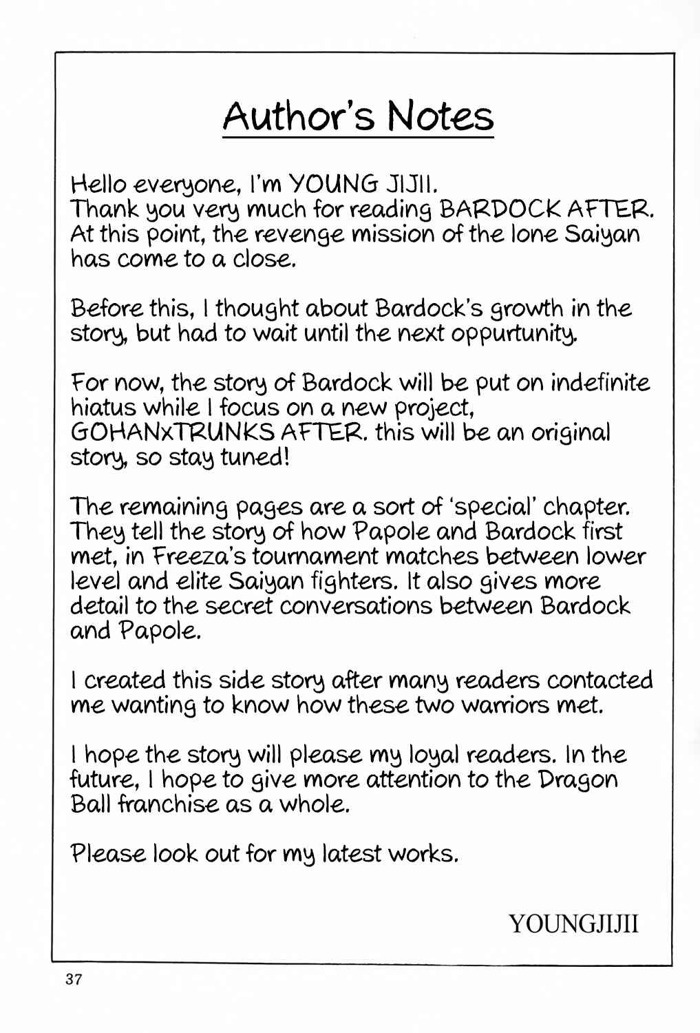Page 38 Chapter 7 Dragon Ball - Bardock After