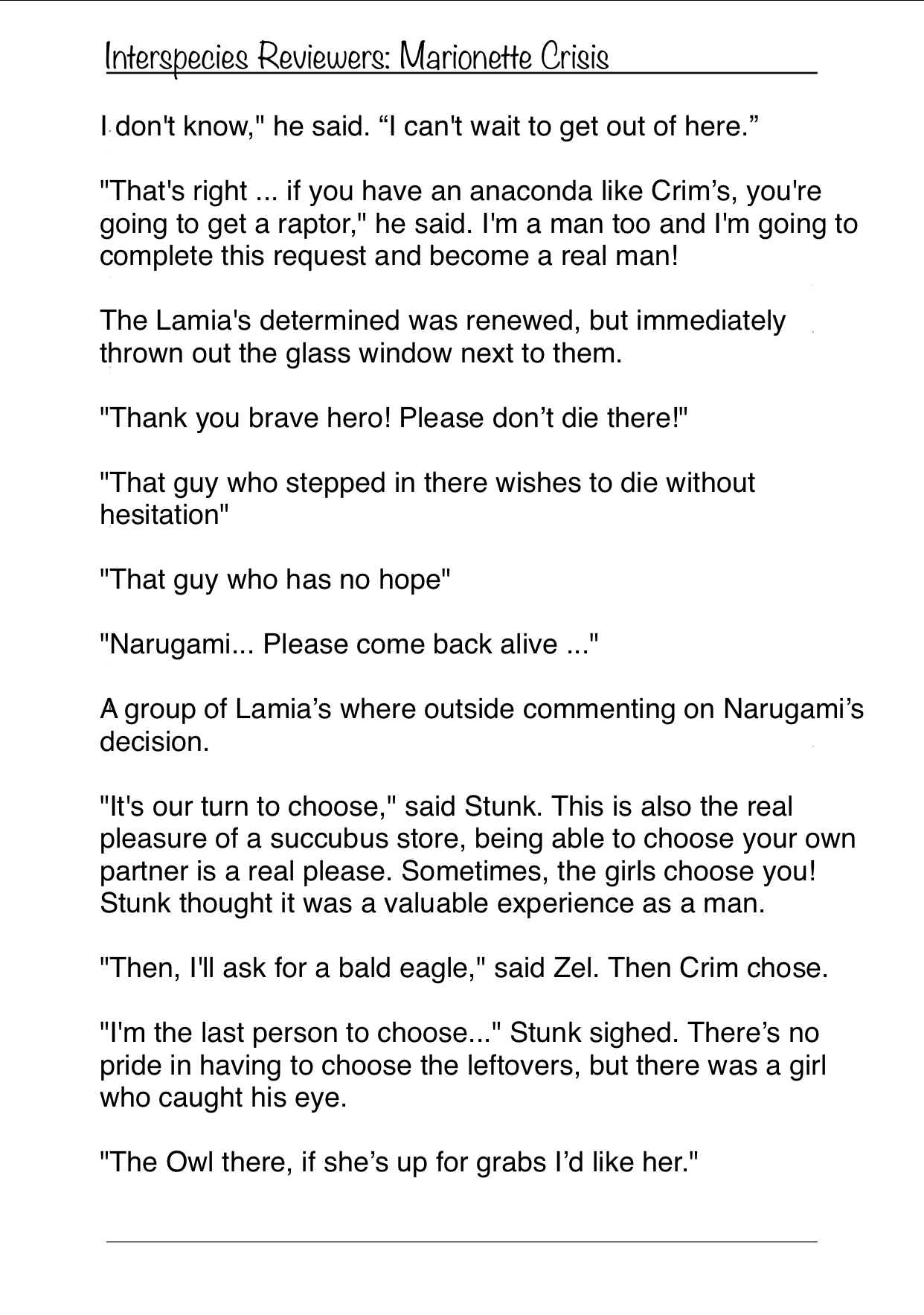 Page 28 Chapter 35 Ishuzoku Reviewers