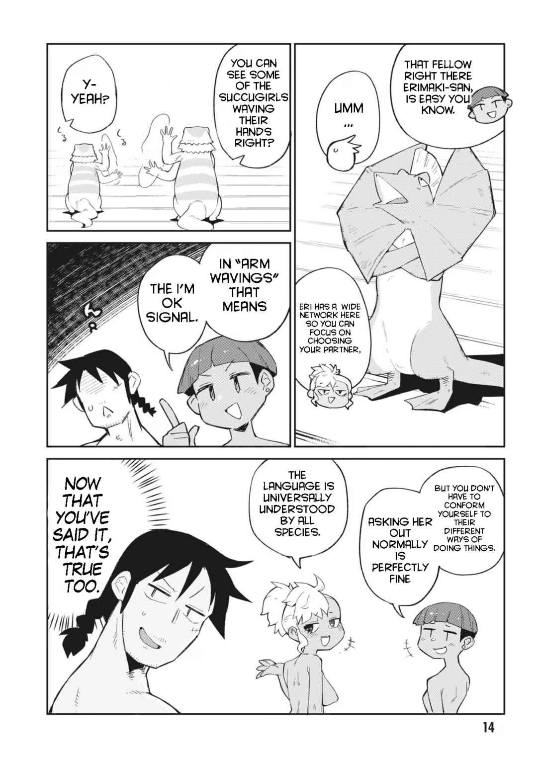 Page 13 Chapter 64 Ishuzoku Reviewers