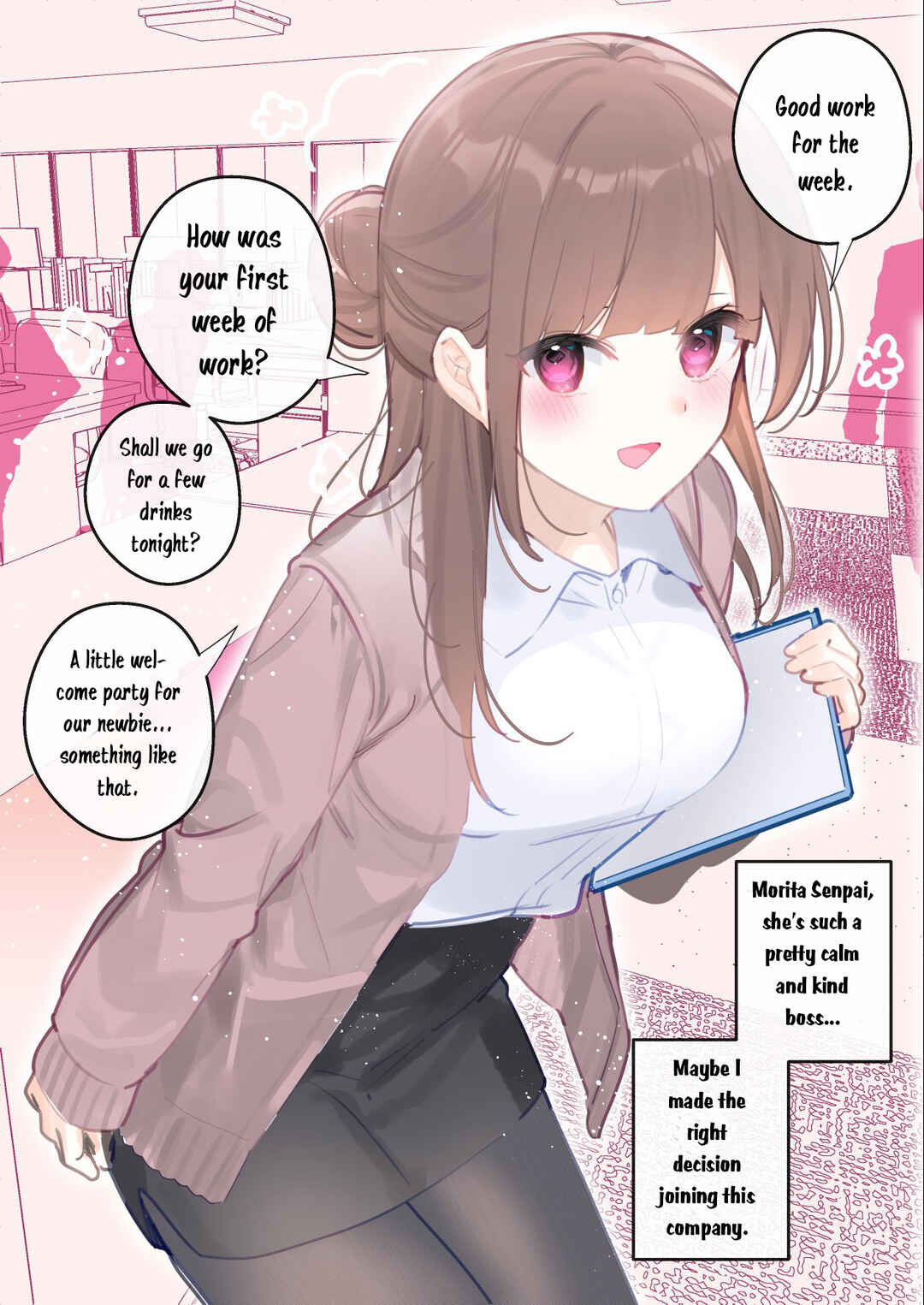 Page 1 Chapter 1 Shinsotsu de Haitta Kaisha no Joushi ga Omotteita no to Chigau
