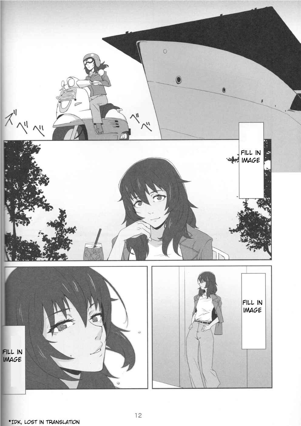 Page 10 Chapter Unknown_23e5 Girls und Panzer - Kimi no Yubi ga Hairanai (Doujinshi)