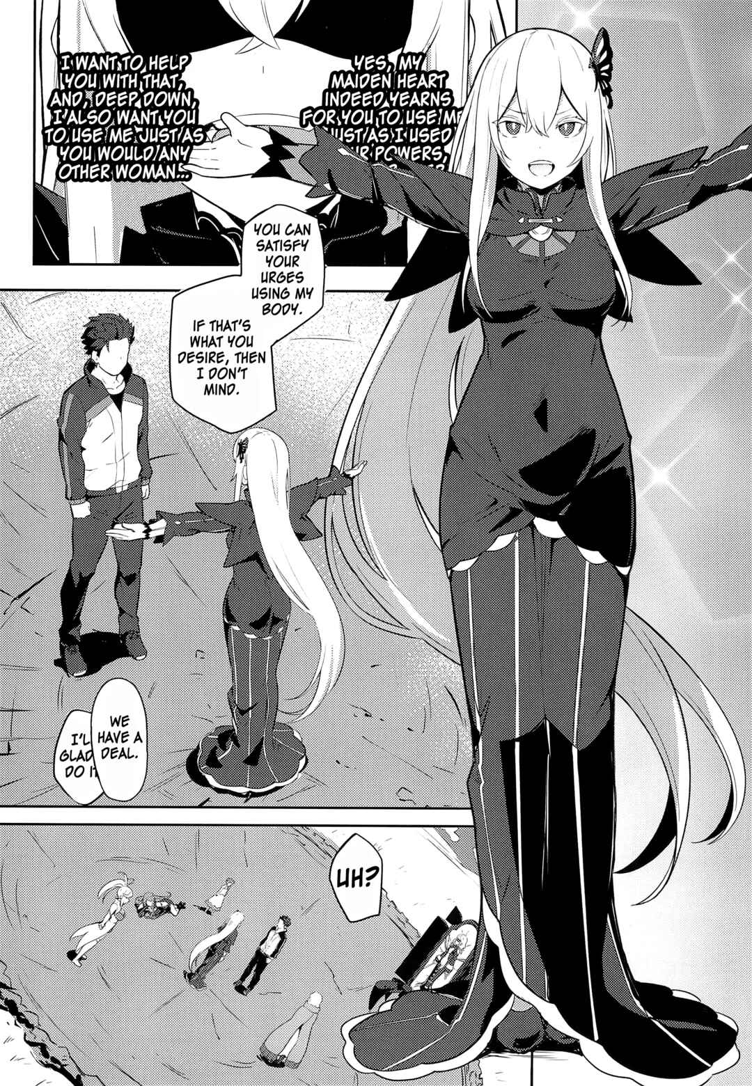Page 2 Chapter Unknown_04a3 Re:Zero kara Hajimeru Isekai Seikatsu - Echidna sukebebon I (Doujinshi)