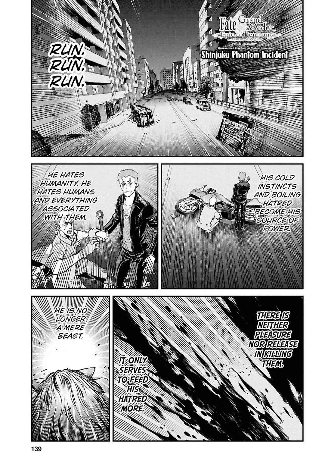 Page 1 Chapter 24.1 Fate/Grand Order -Epic of Remnant- Pseudo-Singularity I: Quarantined Territory of Malice, Shinjuku - Shinjuku Phantom Incident