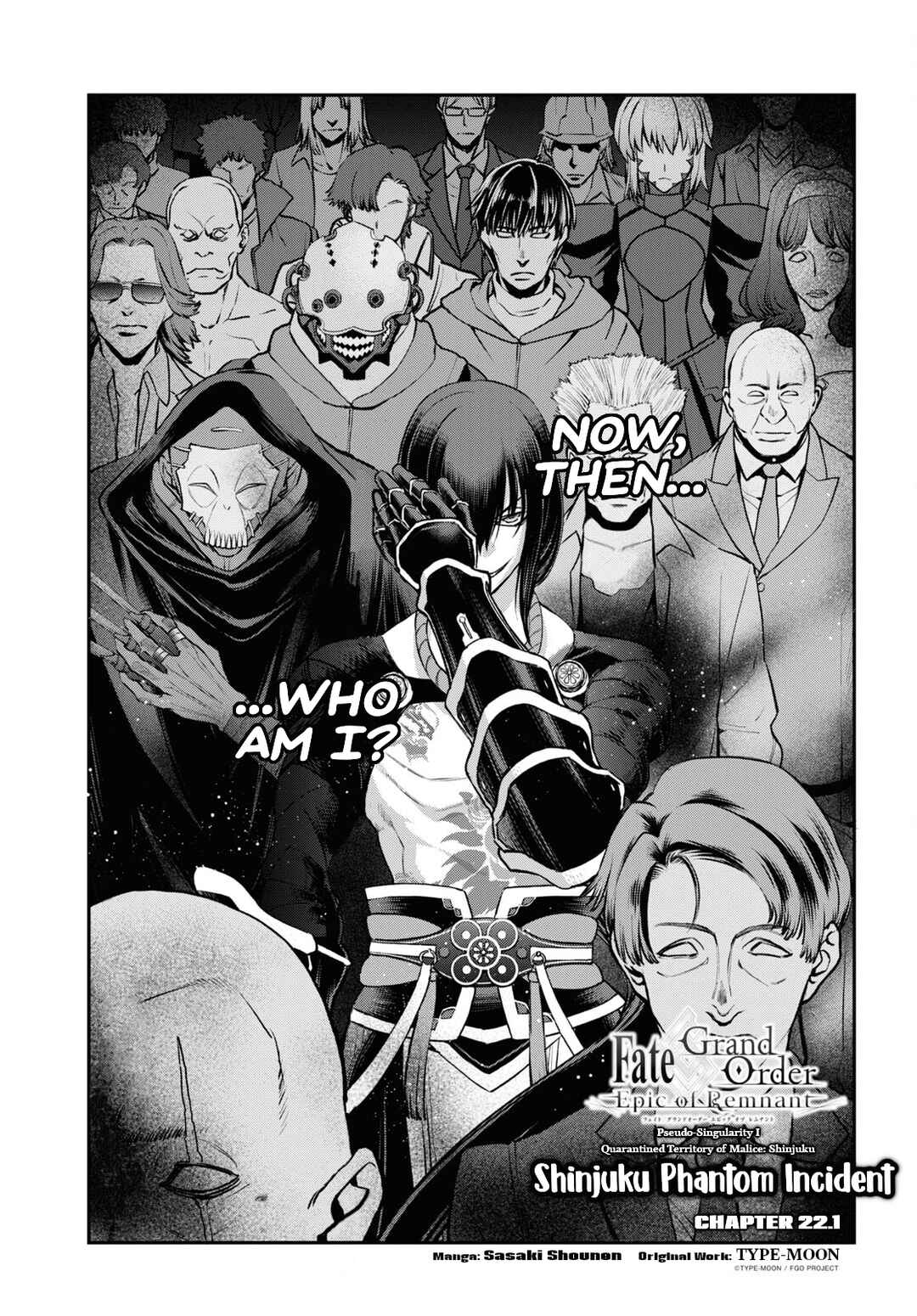 Page 1 Chapter 22.1 Fate/Grand Order -Epic of Remnant- Pseudo-Singularity I: Quarantined Territory of Malice, Shinjuku - Shinjuku Phantom Incident