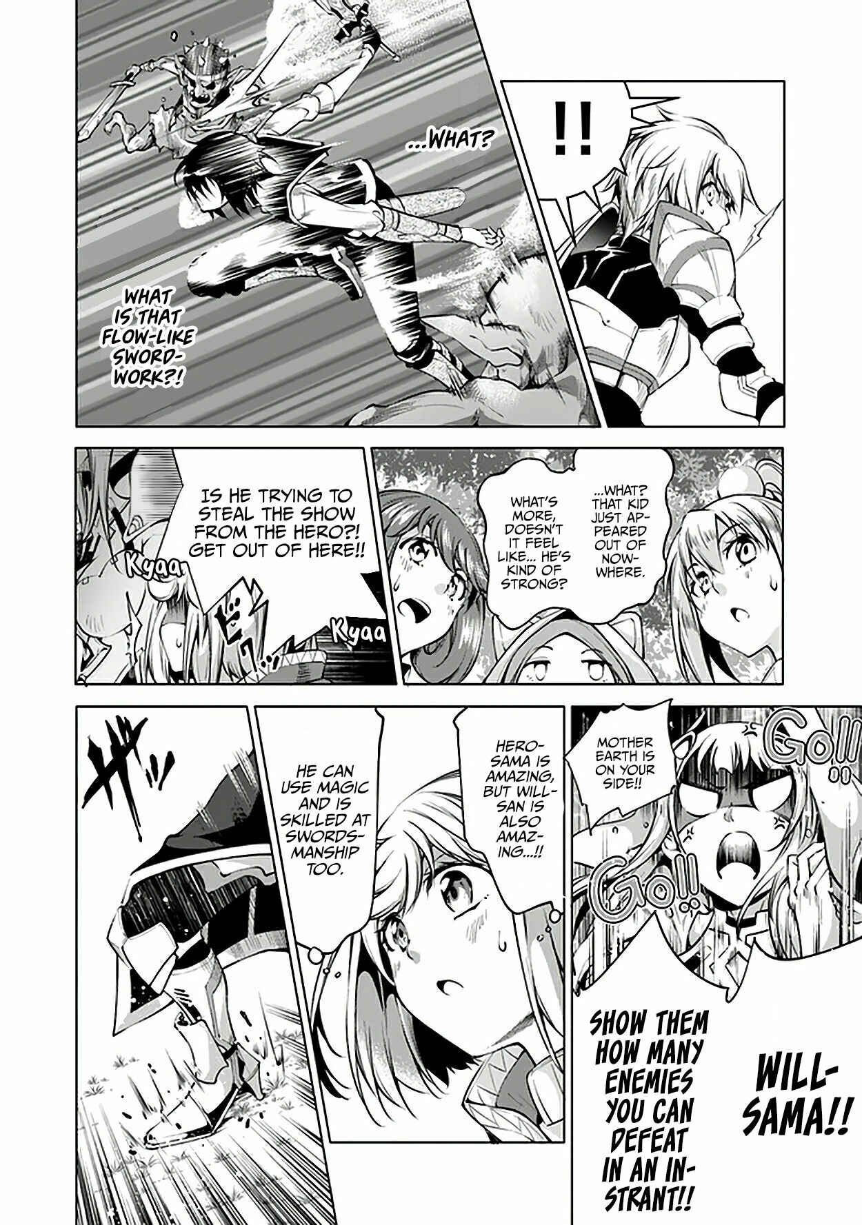 Page 5 Chapter 10.2 Kamigami ni Sodaterare Shimo no, Saikyou to Naru