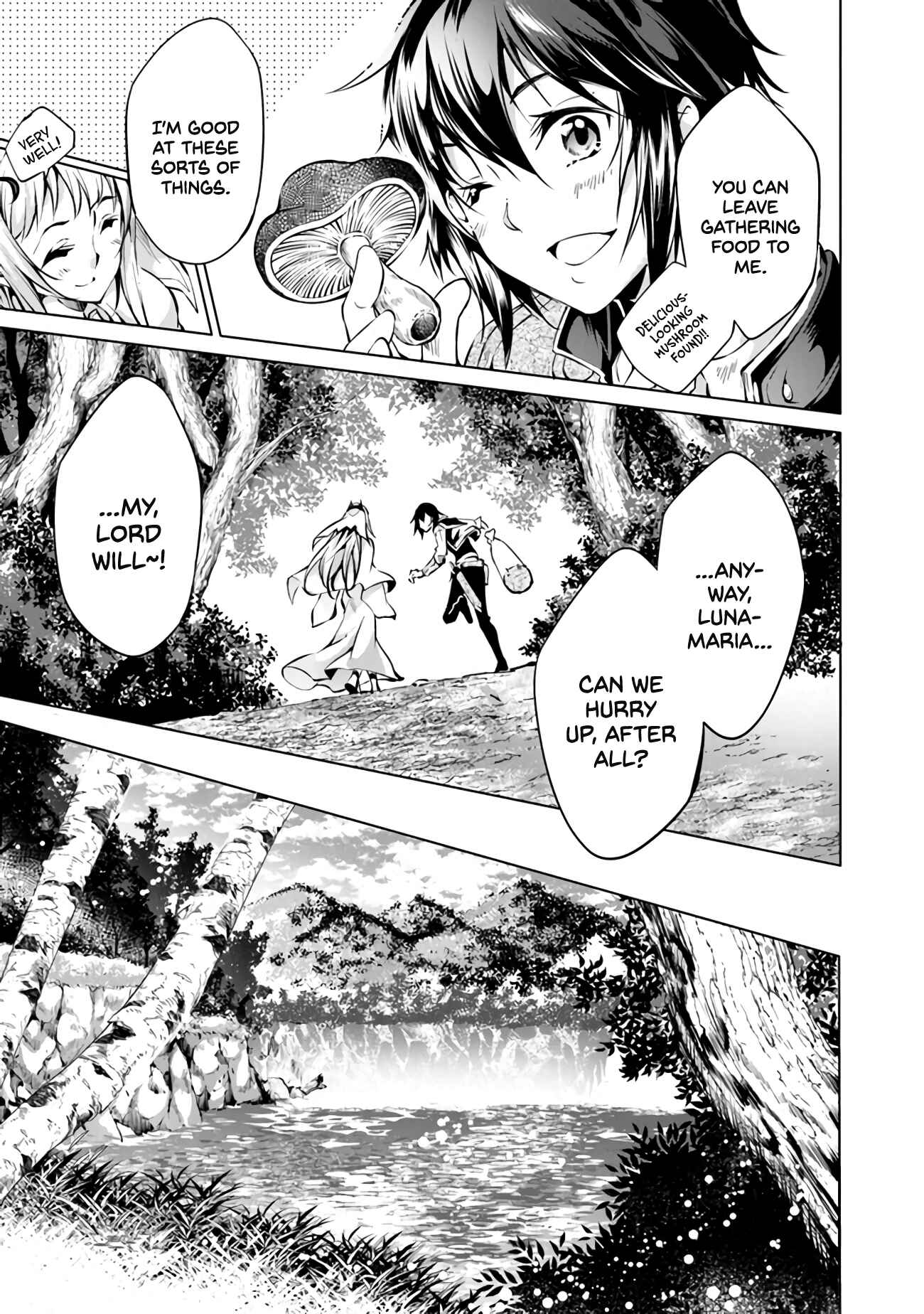 Page 7 Chapter 9 Kamigami ni Sodaterare Shimo no, Saikyou to Naru