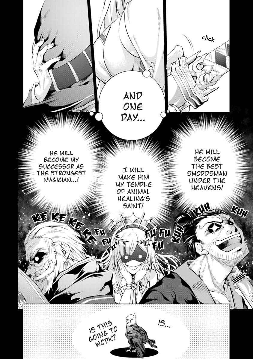 Page 15 Chapter 1.2 Kamigami ni Sodaterare Shimo no, Saikyou to Naru