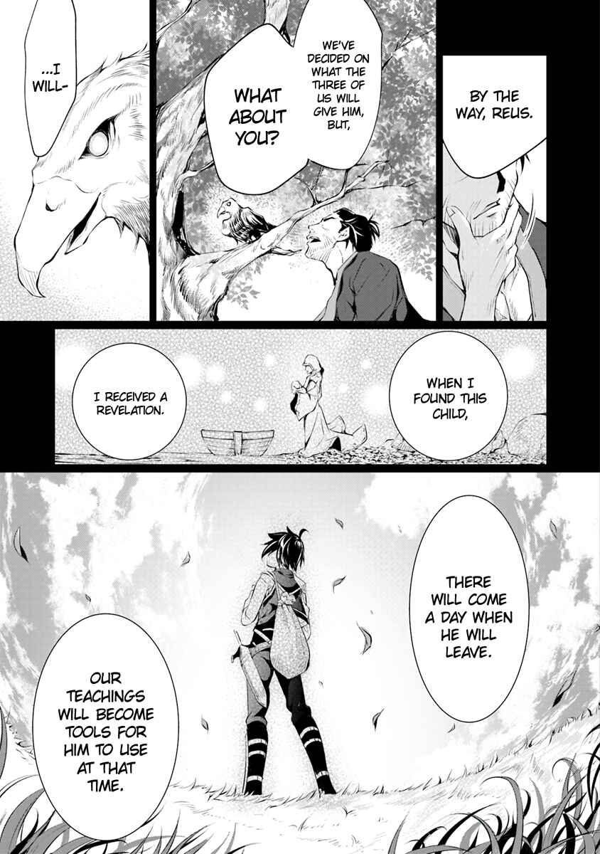 Page 16 Chapter 1.2 Kamigami ni Sodaterare Shimo no, Saikyou to Naru