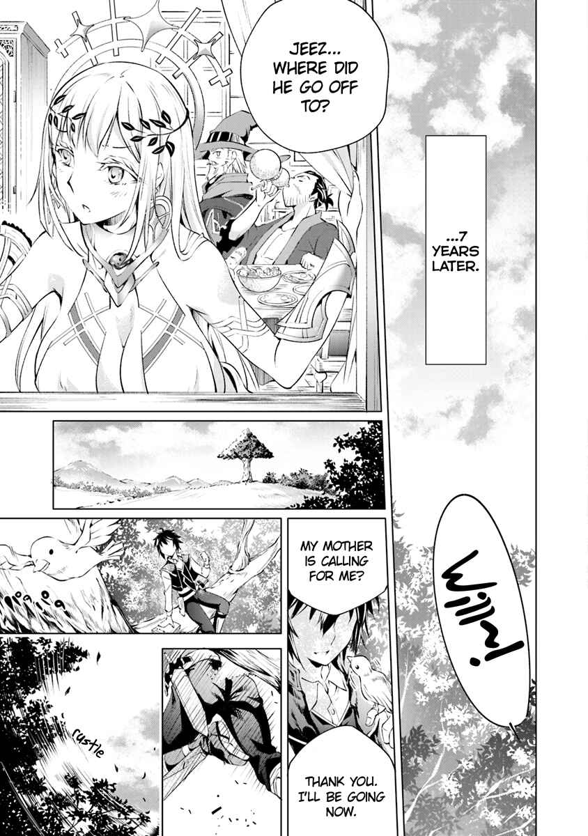 Page 24 Chapter 1.2 Kamigami ni Sodaterare Shimo no, Saikyou to Naru