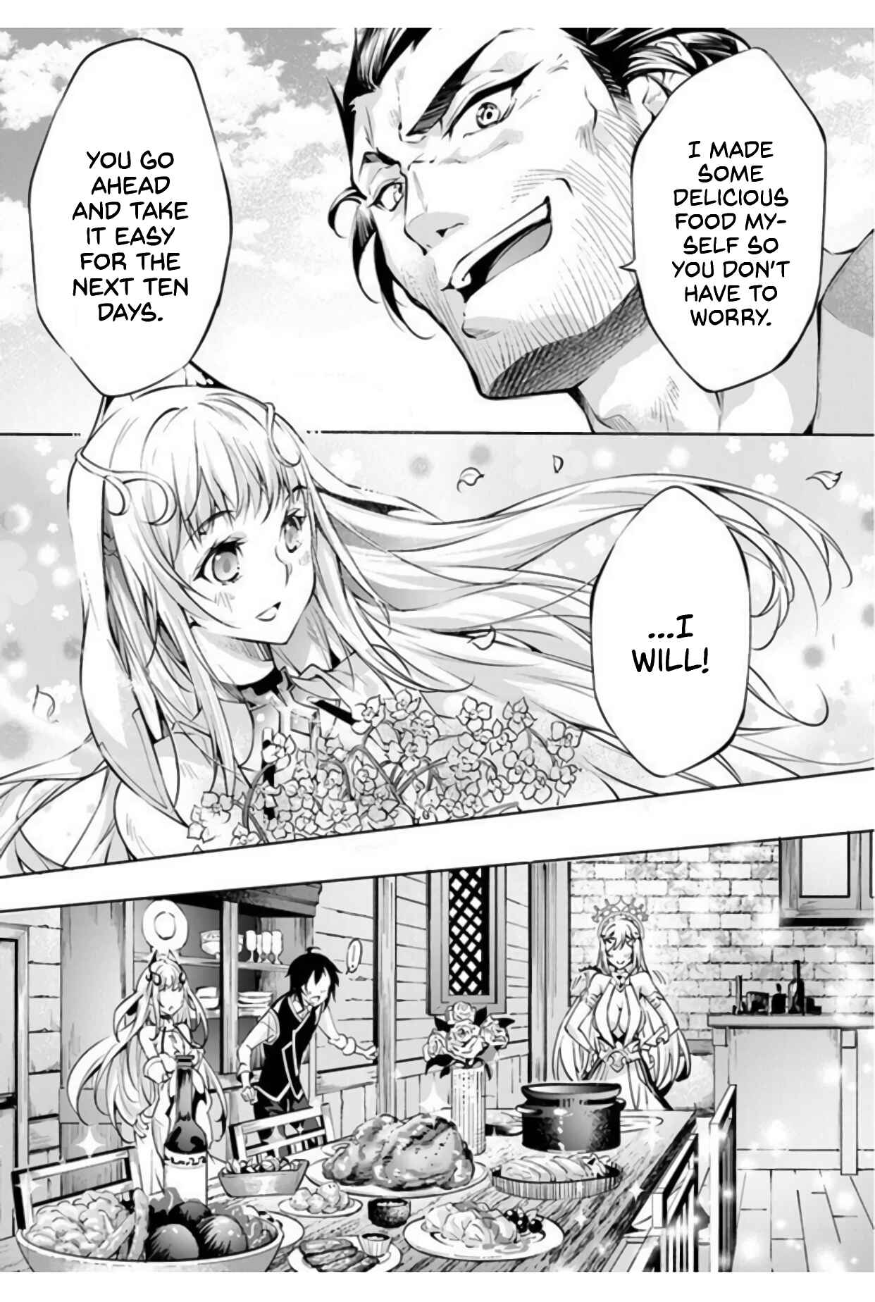 Page 12 Chapter 8 Kamigami ni Sodaterare Shimo no, Saikyou to Naru
