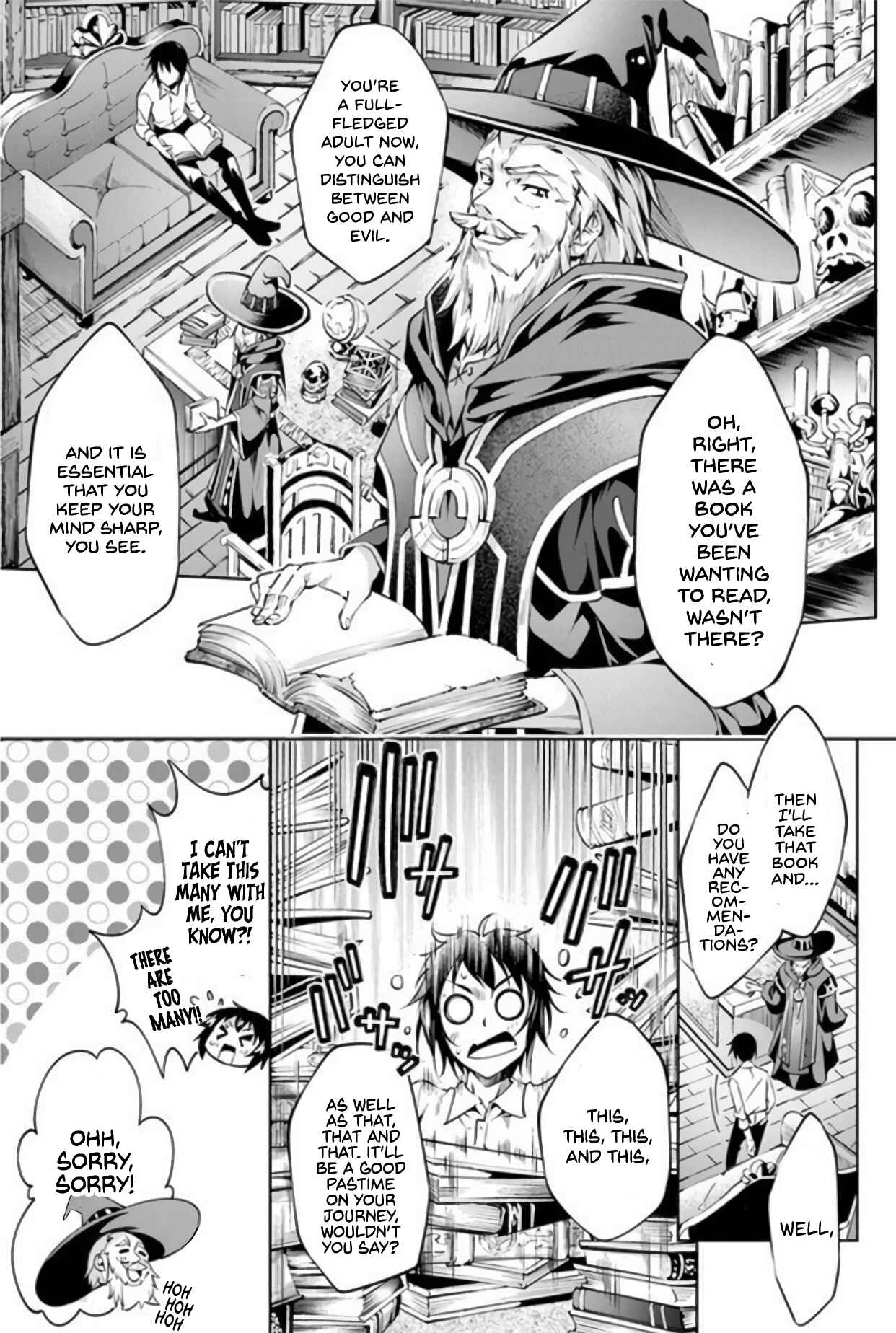 Page 15 Chapter 8 Kamigami ni Sodaterare Shimo no, Saikyou to Naru