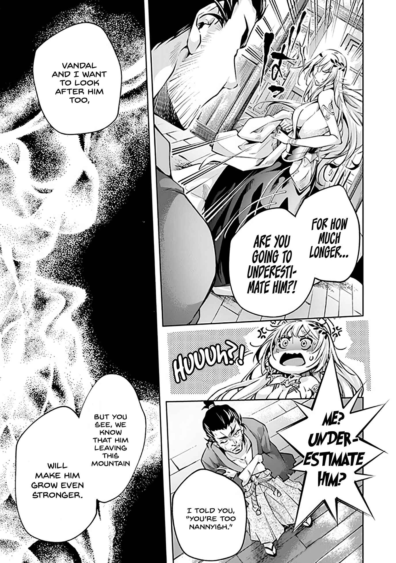 Page 15 Chapter 7 Kamigami ni Sodaterare Shimo no, Saikyou to Naru