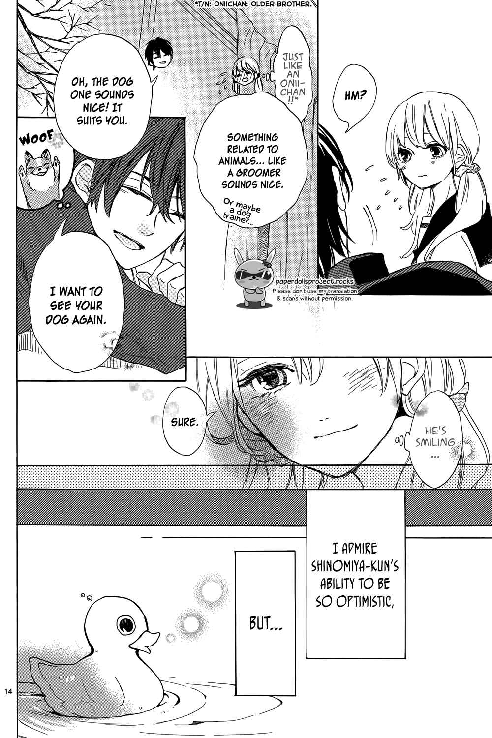 Page 16 Chapter 2 Shinomiya-kun no Sekai ga Owatte mo