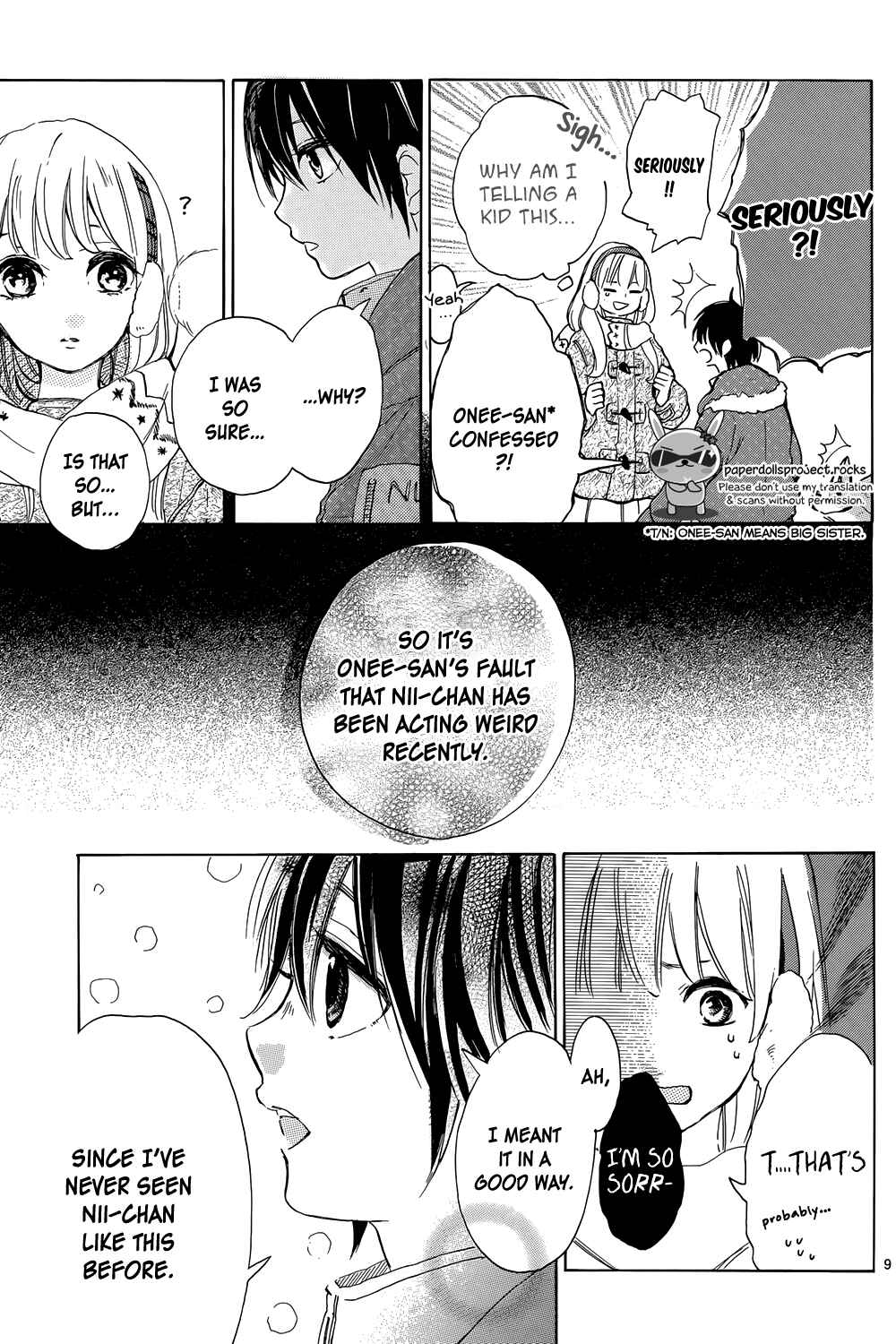 Page 11 Chapter 3 Shinomiya-kun no Sekai ga Owatte mo