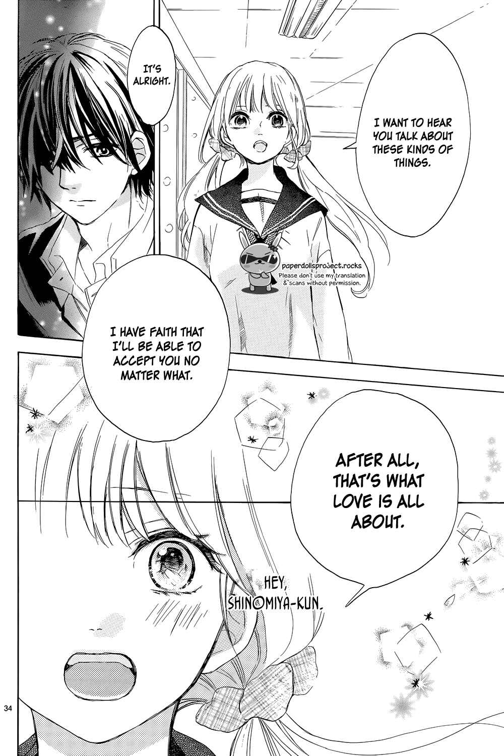 Page 36 Chapter 3 Shinomiya-kun no Sekai ga Owatte mo