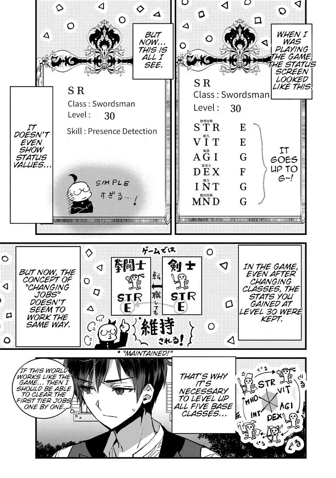 Page 7 Chapter 4.1 Ore, Yuusha janai desu kara. - VR Sekai no Chouten ni Kunrin Seshi Otoko. Tenseishi, Level 1 no Mushoku kara Restart suru
