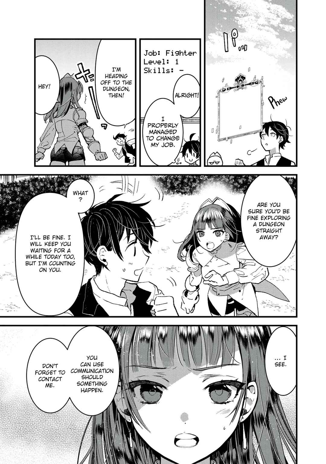 Page 11 Chapter 4 Ore, Yuusha janai desu kara. - VR Sekai no Chouten ni Kunrin Seshi Otoko. Tenseishi, Level 1 no Mushoku kara Restart suru