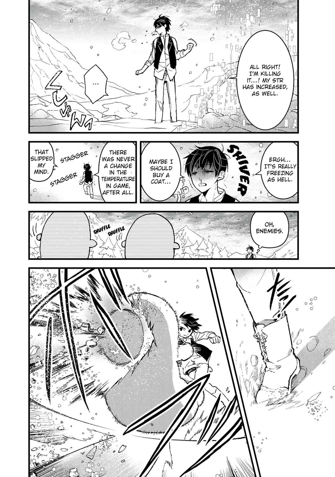 Page 14 Chapter 4 Ore, Yuusha janai desu kara. - VR Sekai no Chouten ni Kunrin Seshi Otoko. Tenseishi, Level 1 no Mushoku kara Restart suru