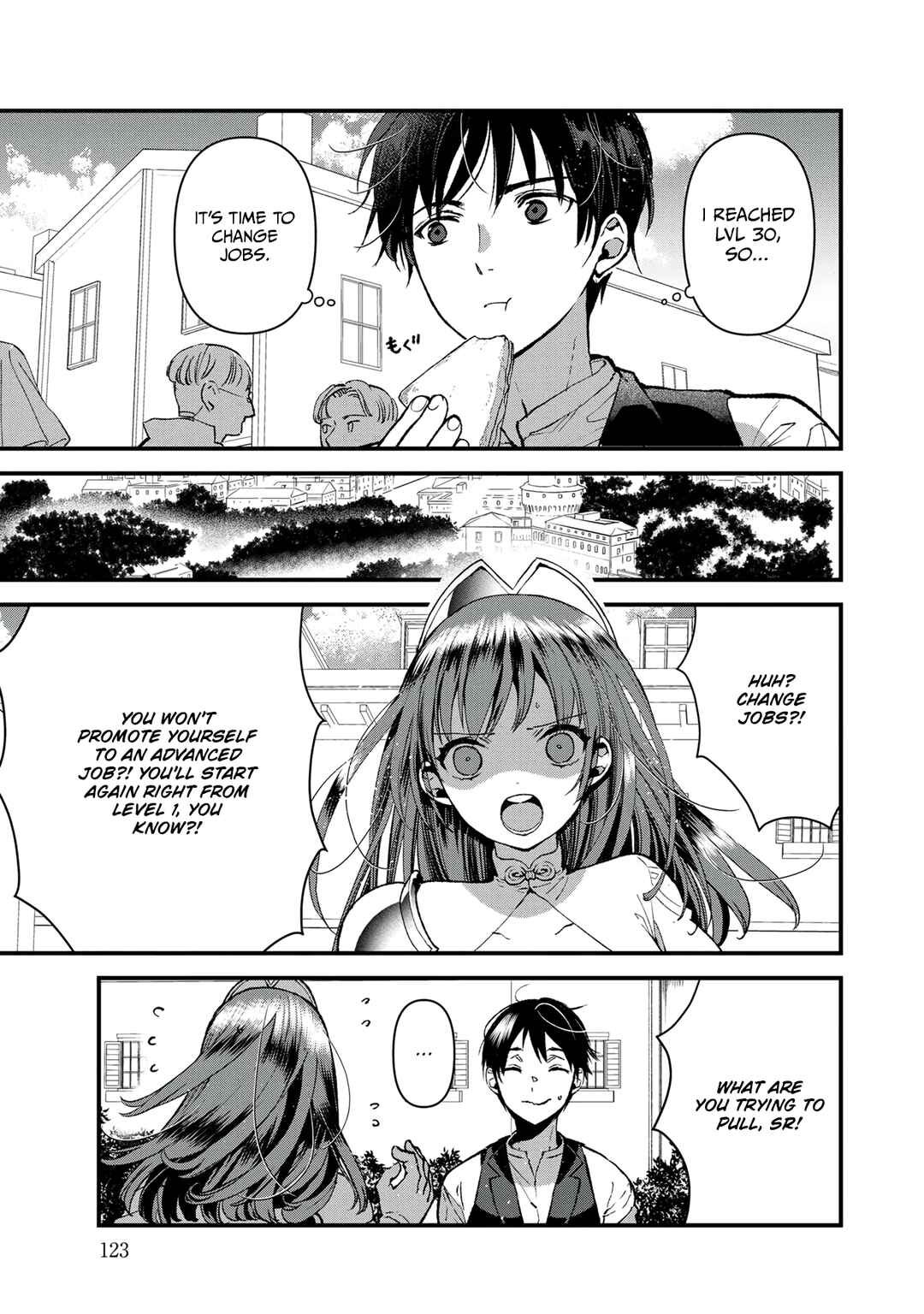 Page 5 Chapter 4 Ore, Yuusha janai desu kara. - VR Sekai no Chouten ni Kunrin Seshi Otoko. Tenseishi, Level 1 no Mushoku kara Restart suru