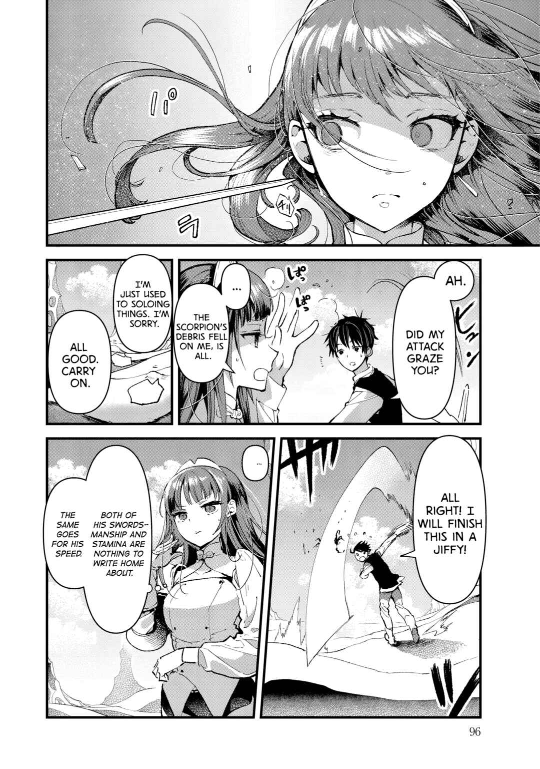 Page 12 Chapter 3 Ore, Yuusha janai desu kara. - VR Sekai no Chouten ni Kunrin Seshi Otoko. Tenseishi, Level 1 no Mushoku kara Restart suru