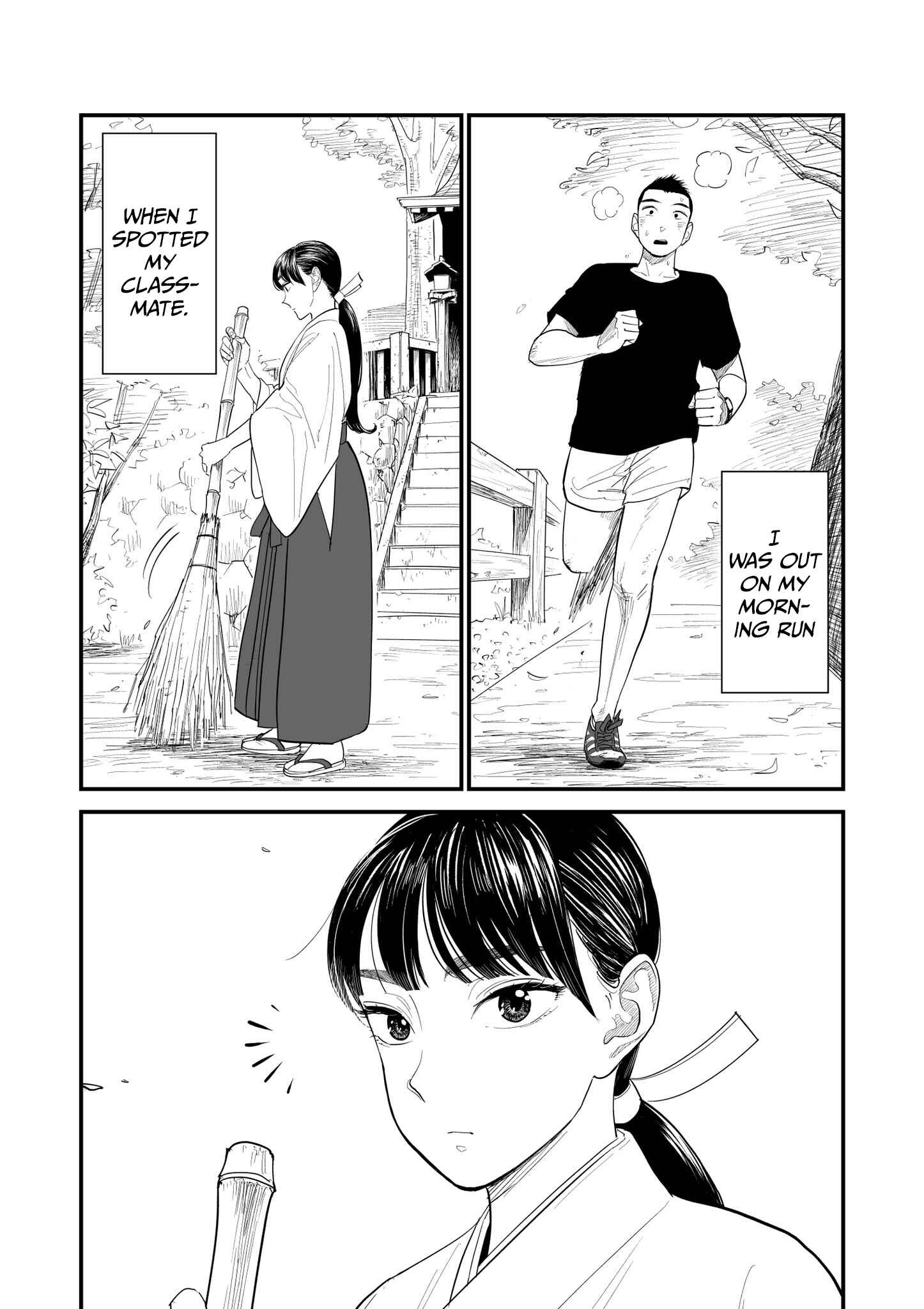 Page 1 Chapter Unknown_7769 Her True Self Is Revealed After Taking off Her Miko Attire...