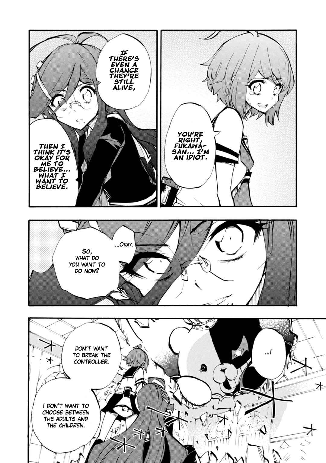 Page 14 Chapter 11 Zettai Zetsubou Shoujo - Danganronpa Another Episode - Genocider Mode