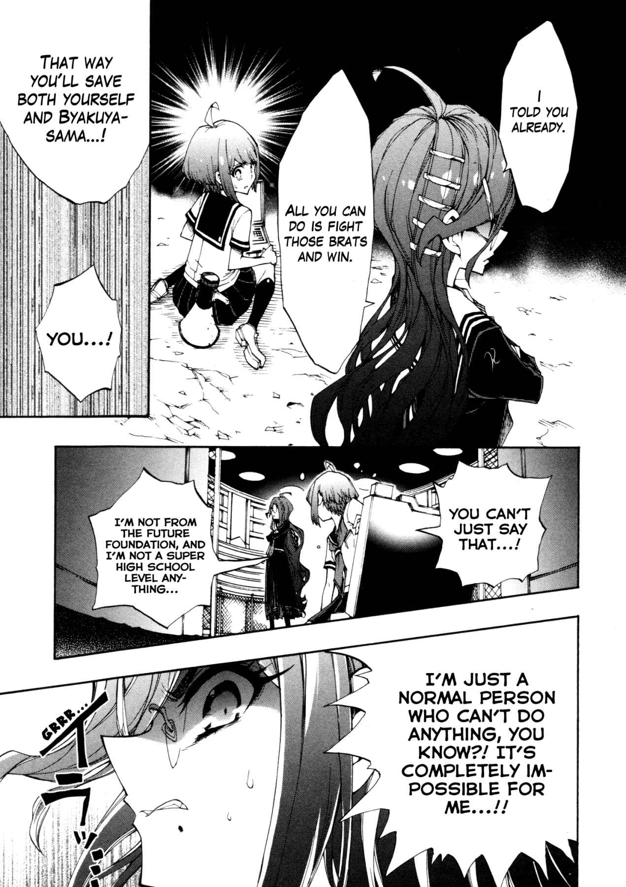 Page 28 Chapter 3 Zettai Zetsubou Shoujo - Danganronpa Another Episode - Genocider Mode