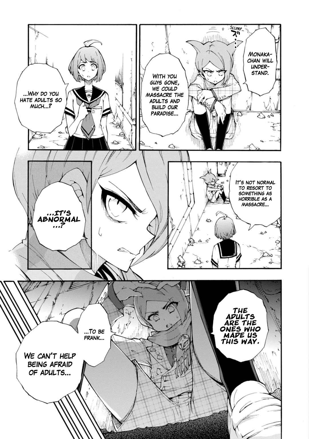 Page 9 Chapter 7 Zettai Zetsubou Shoujo - Danganronpa Another Episode - Genocider Mode