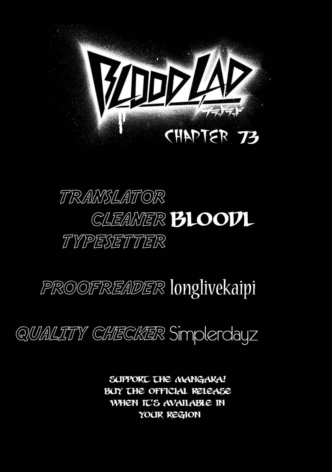 Page 33 Chapter 73 Blood Lad