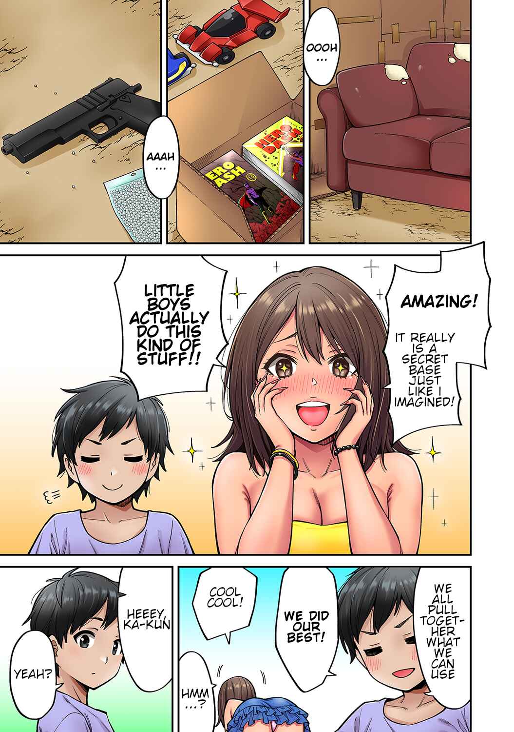 Page 4 Chapter 4 Akogare no Nee-chan ga Gal ni Natte Kaette Kita Natsuyasumi