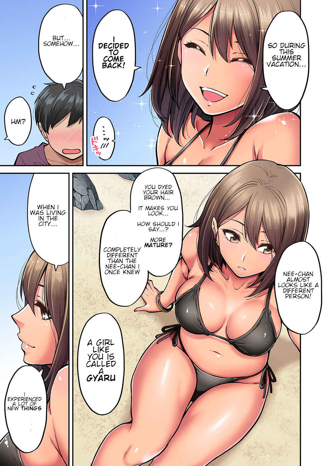 Page 6 Chapter 1 Akogare no Nee-chan ga Gal ni Natte Kaette Kita Natsuyasumi