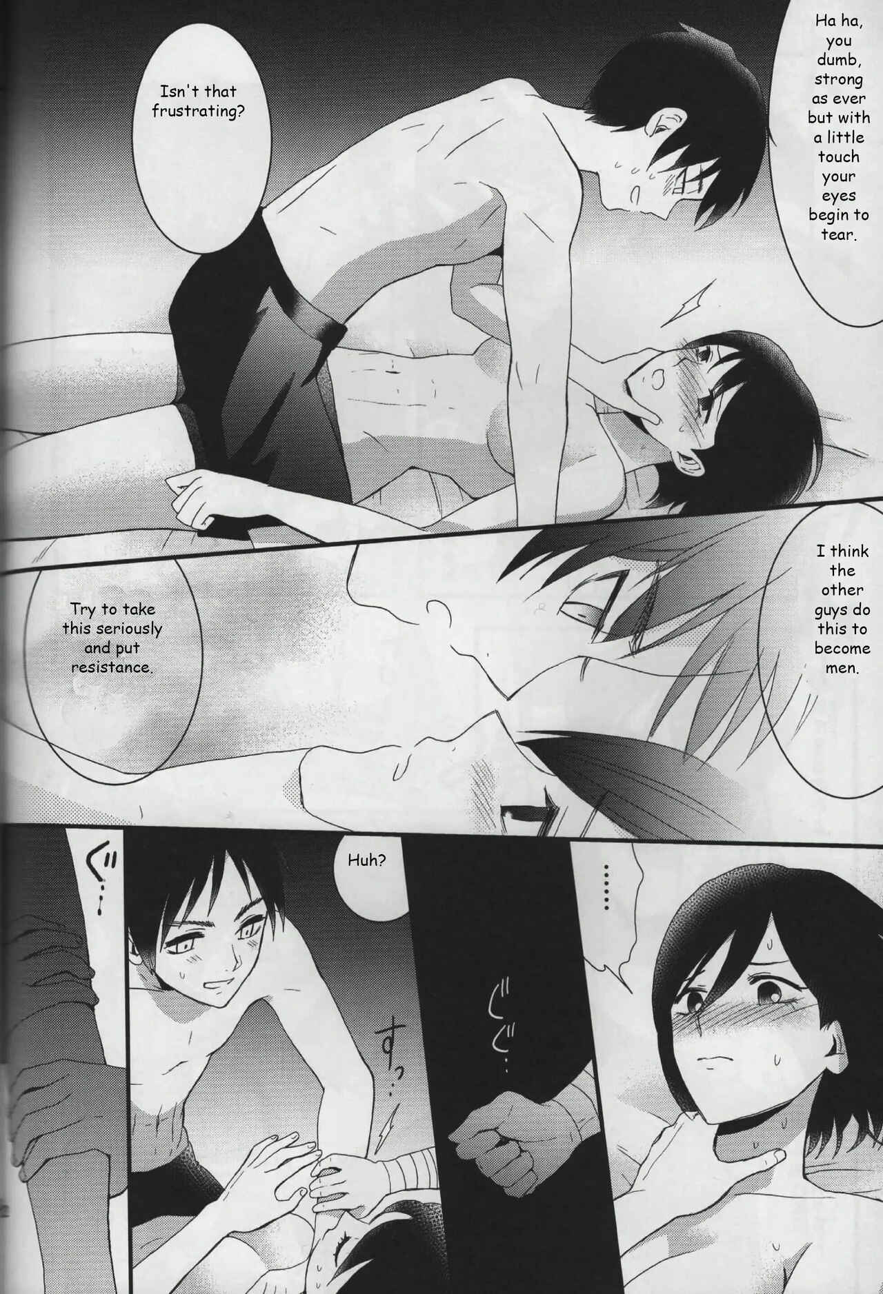 Page 21 Chapter Unknown_270f Shingeki no Kyojin - EreMika Yojouhan (Doujinshi)