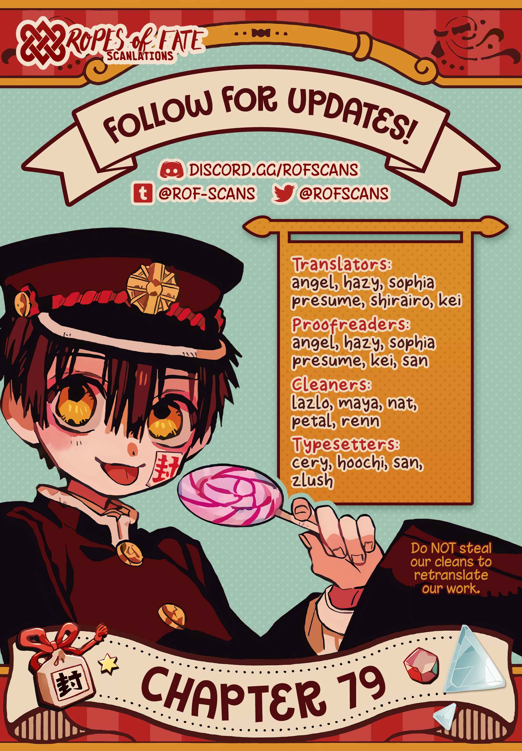 Page 1 Chapter 79 Jibaku Shounen: Hanako-kun