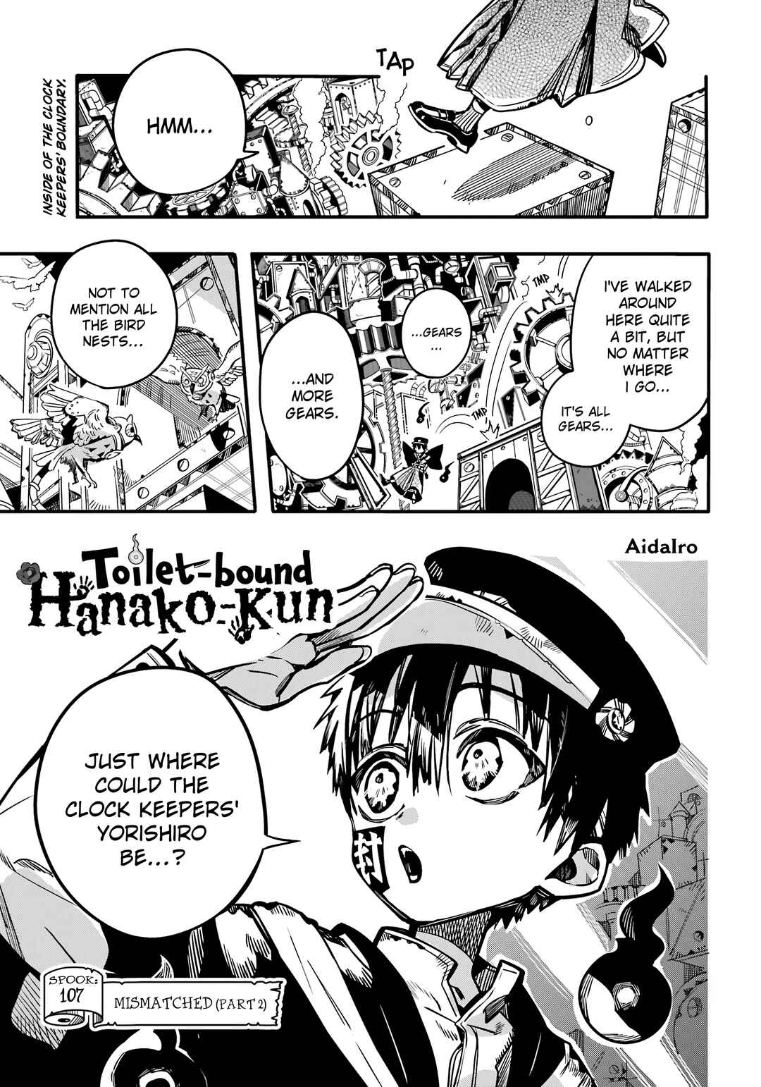 Page 2 Chapter 107 Jibaku Shounen: Hanako-kun