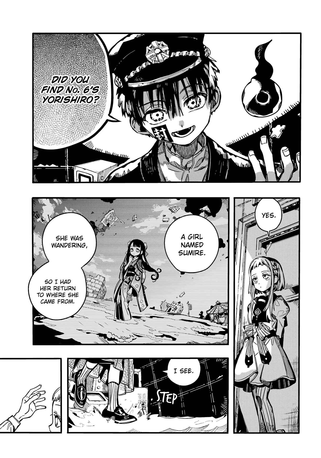 Page 7 Chapter 92 Jibaku Shounen: Hanako-kun