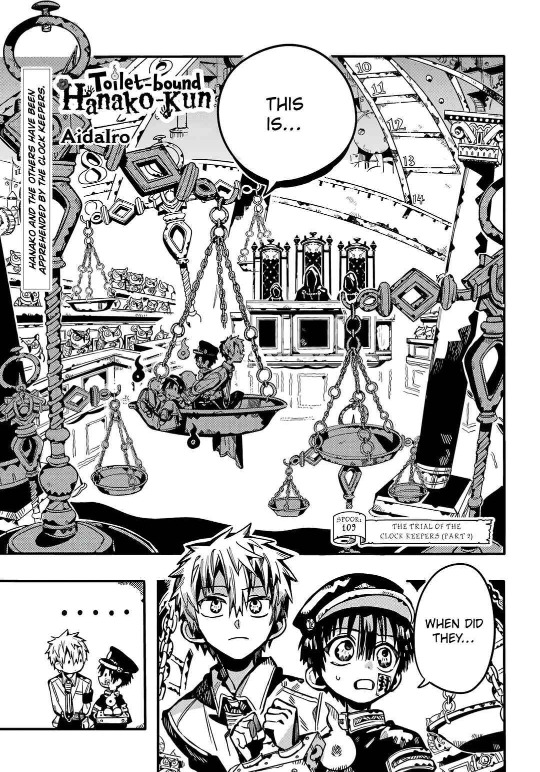 Page 2 Chapter 109 Jibaku Shounen: Hanako-kun