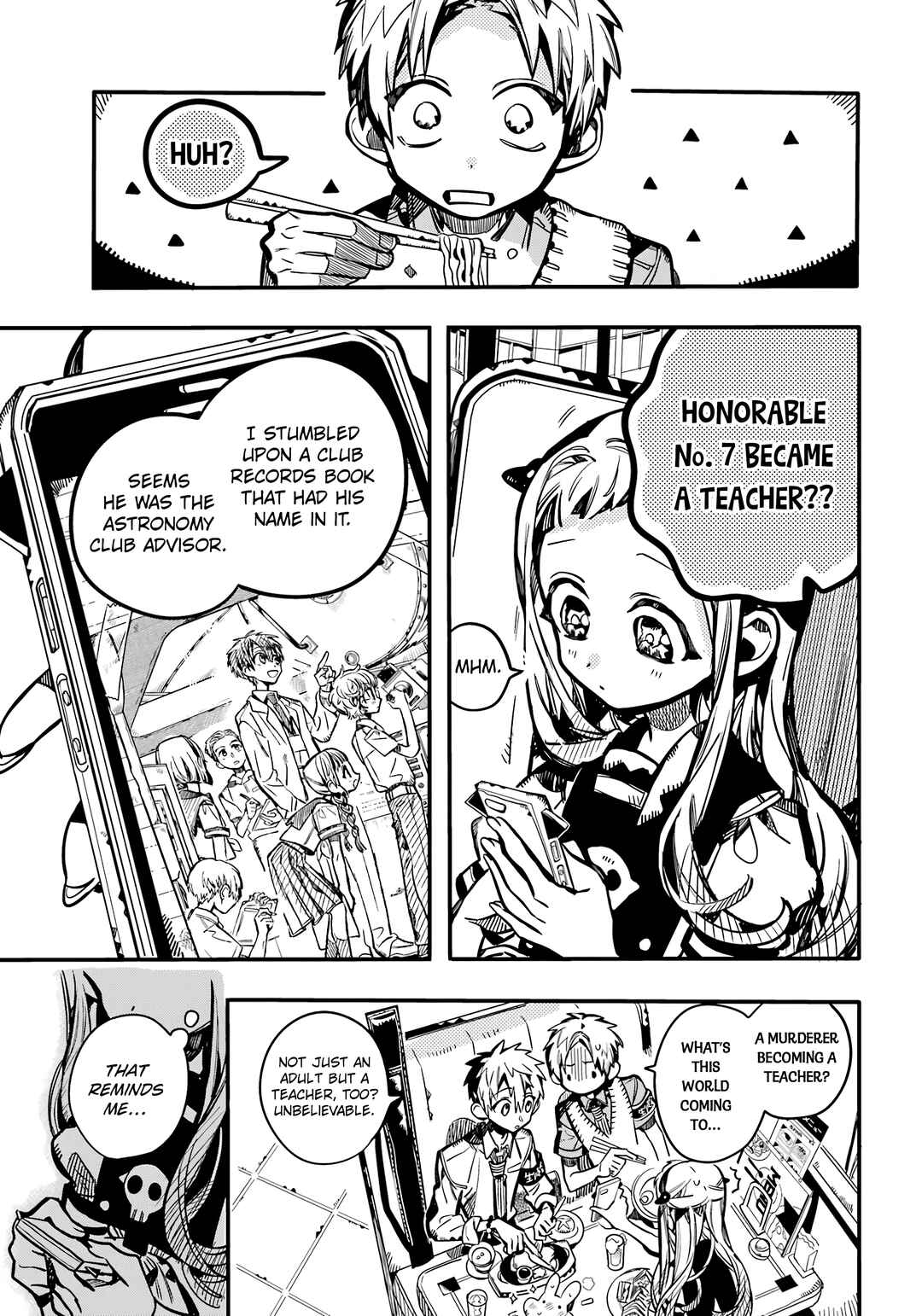 Page 8 Chapter 117 Jibaku Shounen: Hanako-kun