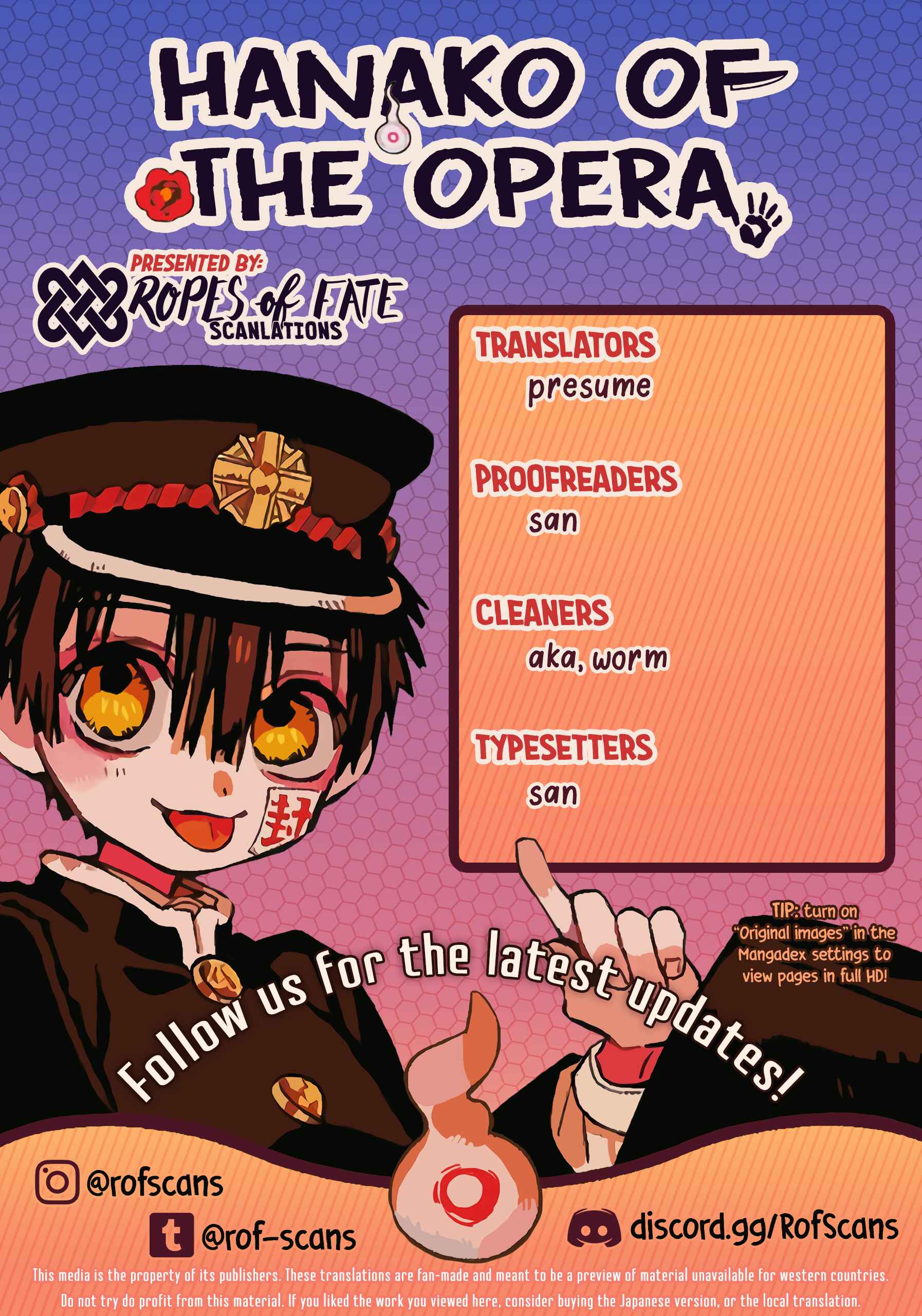 Page 1 Chapter 65.5 Jibaku Shounen: Hanako-kun